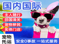 左旗巴彦浩特机场托运国际宠物托运 【国
